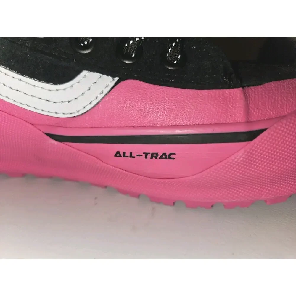 New! VANS SK8 Hi Dip MTE-2 Shoes Pink Black Suede Women's 9, Mens 7.5